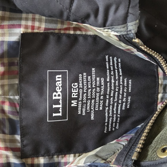 Brand New L.L. Bean Cotton Quilted Jacket Size M - Picture 2 of 8